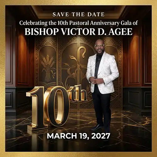 Bishop Victor D Agee 10th Anniversary Gala