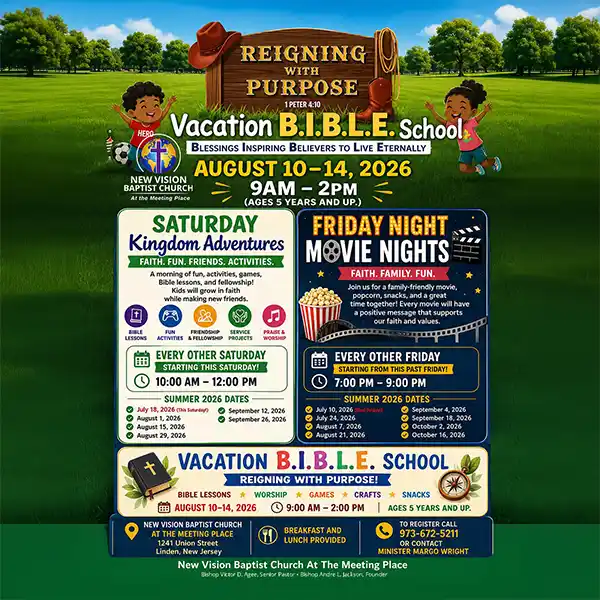New Vision Upcoming Events